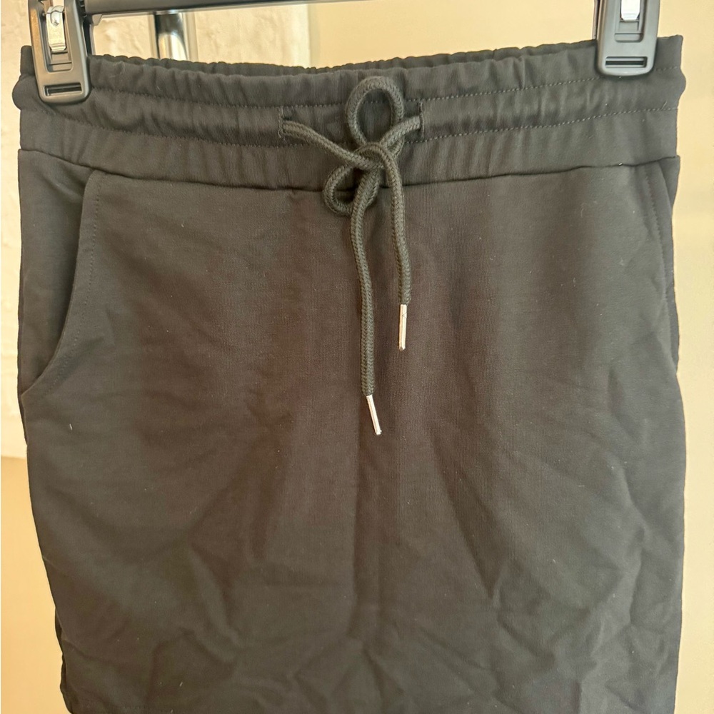 Black Drawstring Skirt
